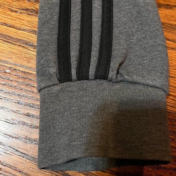 Adidas Men's Charcoal Crewneck Sweater - Picture 3 of 5